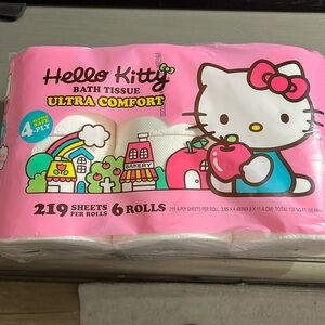 Hello Kitty toilet paper
